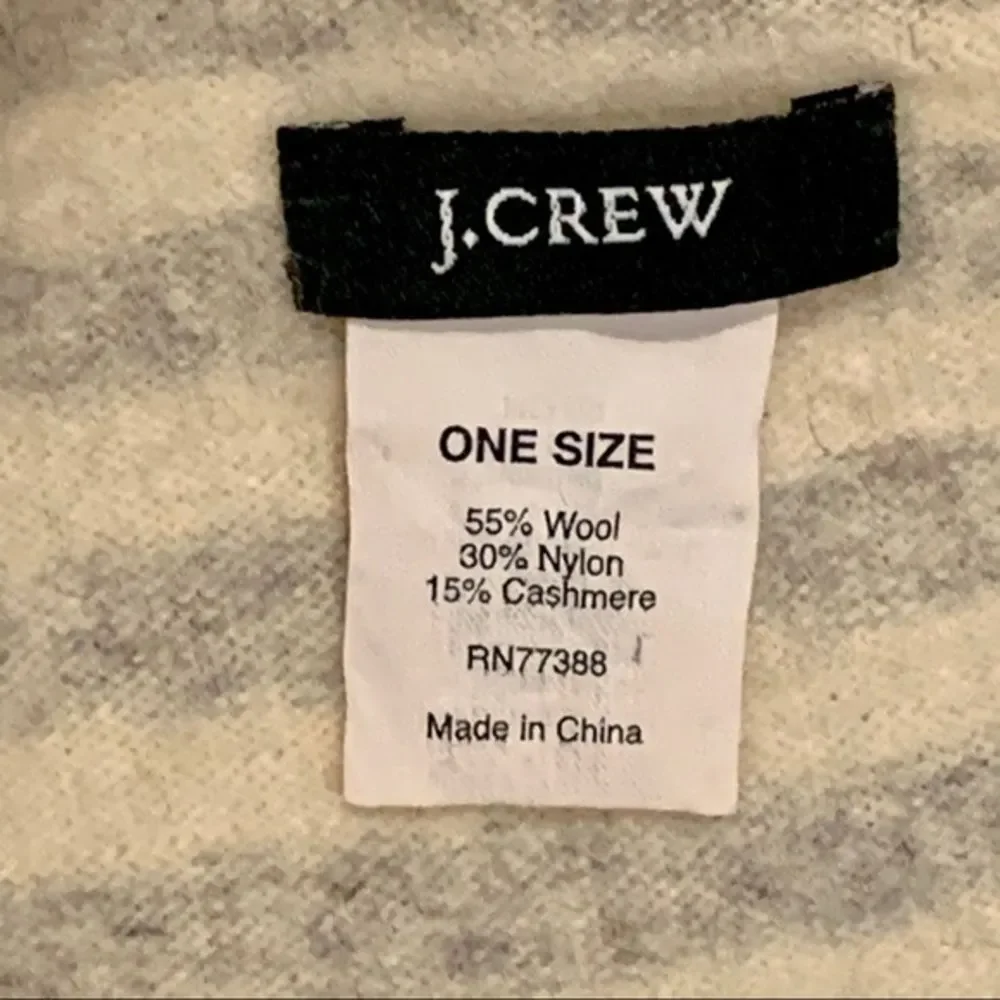 J‎. Crew Wool/Cashmere Winter Scarf